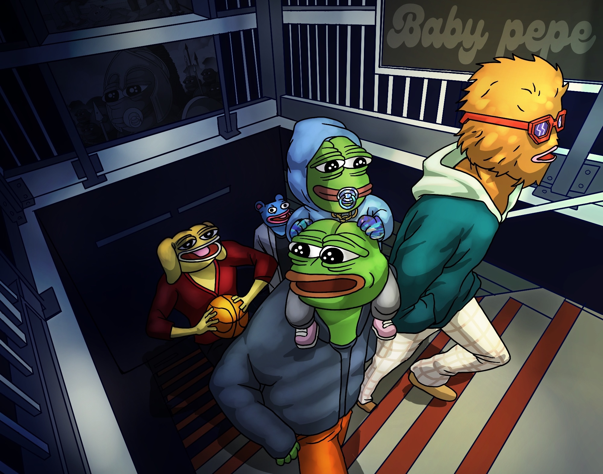 Baby Pepe & Crew